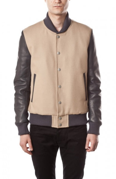  カシミヤ混平二重メルトン スタジャン  