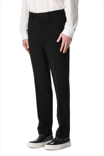 PE/RY DOUBLE CLOTH CENTER CREASE TROUSERS