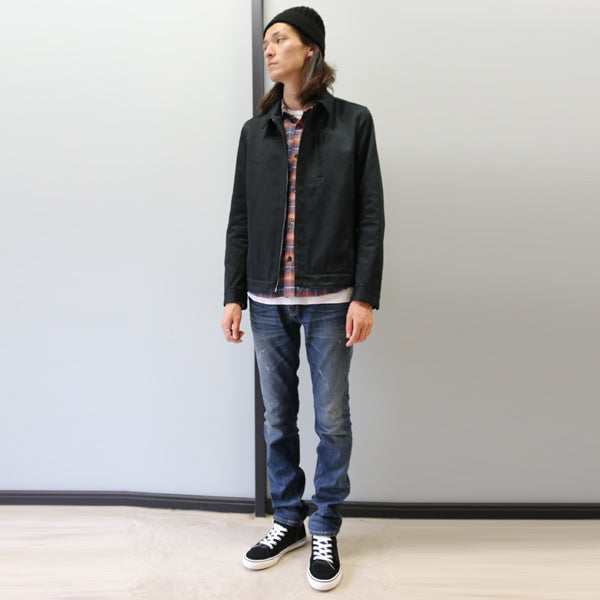 FINX BUGGY SATIN WASHER ZIP JACKET