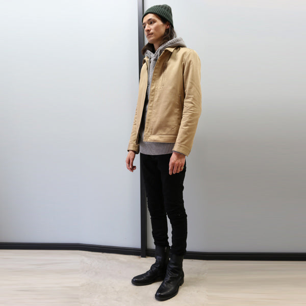 FINX BUGGY SATIN WASHER ZIP JACKET