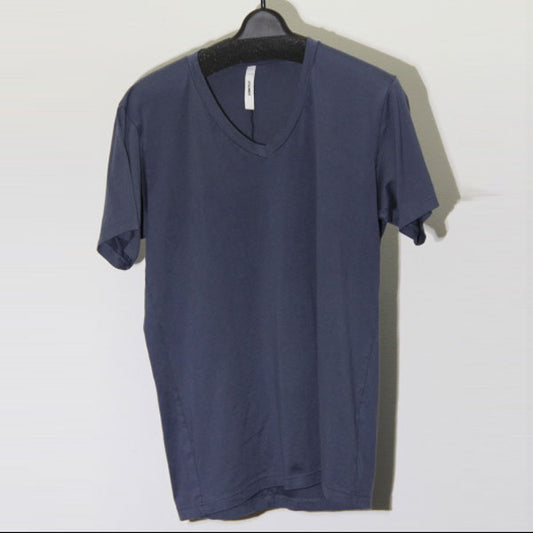  スーピマ天竺 Vネック 半袖  