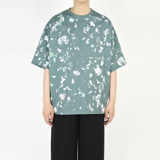  SUPER BIG T-SHIRT 30/2 T-CLOTH INKJET(REAL FLOWER)  