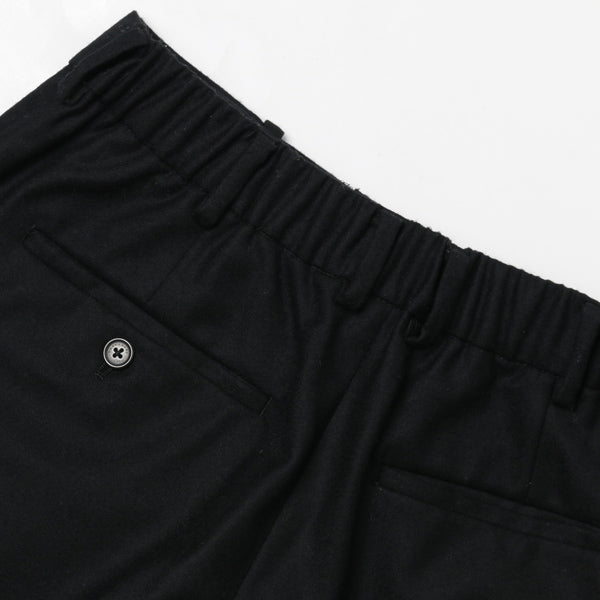 1TUCK TROUSER ORGANIC WOOL FLANNEL
