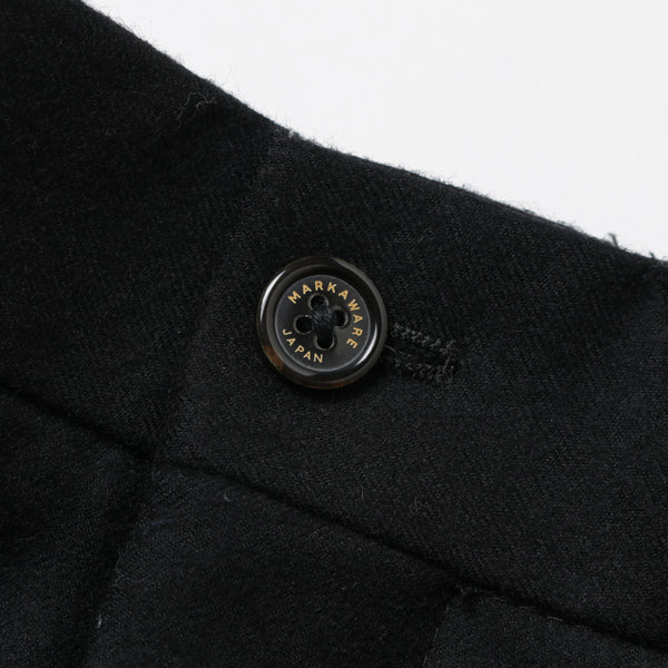 1TUCK TROUSER ORGANIC WOOL FLANNEL