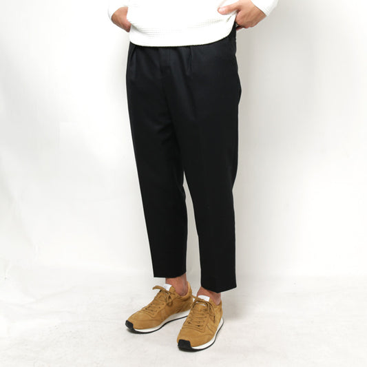  1TUCK TROUSER ORGANIC WOOL FLANNEL  