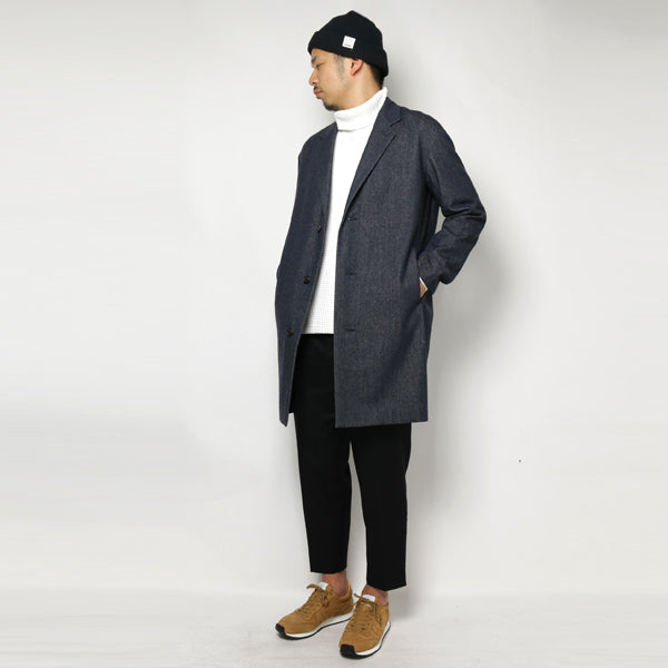 1TUCK TROUSER ORGANIC WOOL FLANNEL