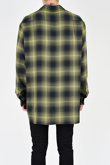 MODAL OMBRE CHECK SHIRT