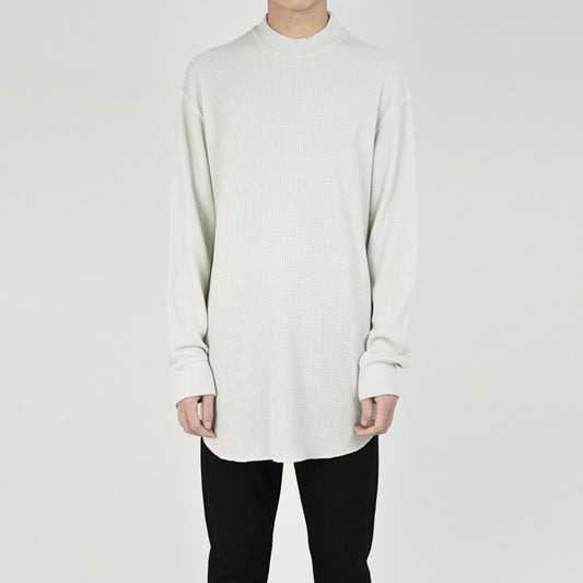  HIGH NECK BIG T-SHIRT COTTON RAYON THERMAL  