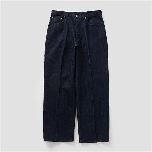  13oz ORGANIC COTTON DENIM CREASED 5POCKETS  