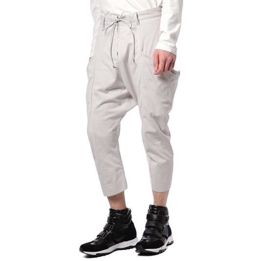  コーティング度詰天竺 サルエルパンツ  