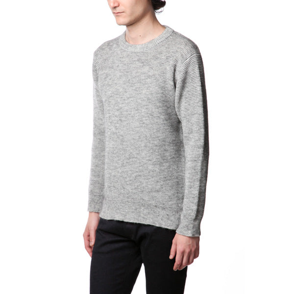 ATTACHMENT ワッフルニット クルーネックプルオーバー AK62-260 「Area」