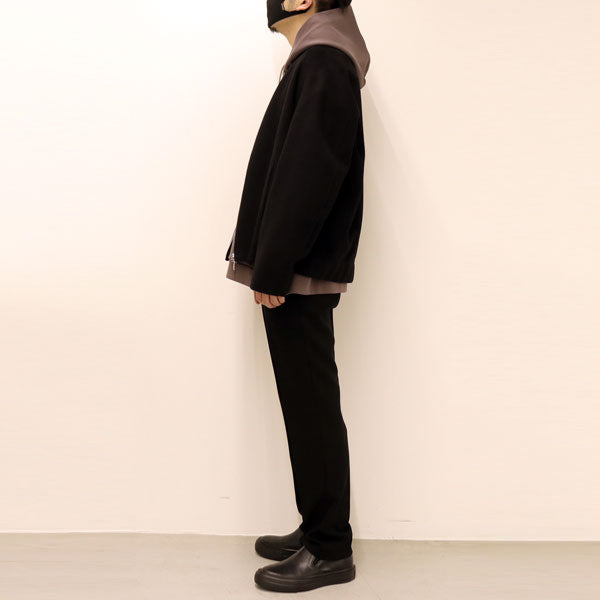 C/PE DOUBLE KNIT HOODED SWEAT SHIRT