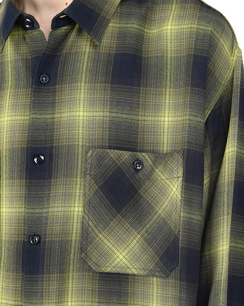 MODAL OMBRE CHECK SHIRT
