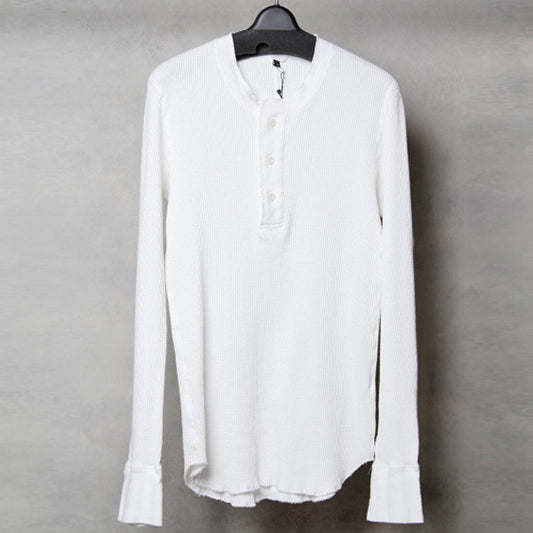  スヴィンワッフル ヘンリーネックL/S  