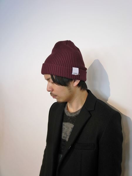 畦編みニット ビーニー
