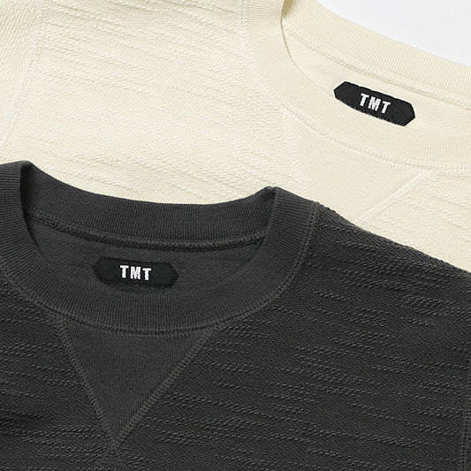  SLAB FRENCH TERRY CREW NECK  