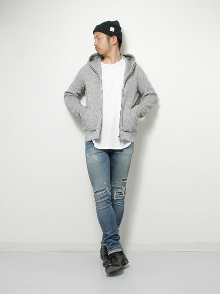 Co/Peワッフル ZIP UPパーカー