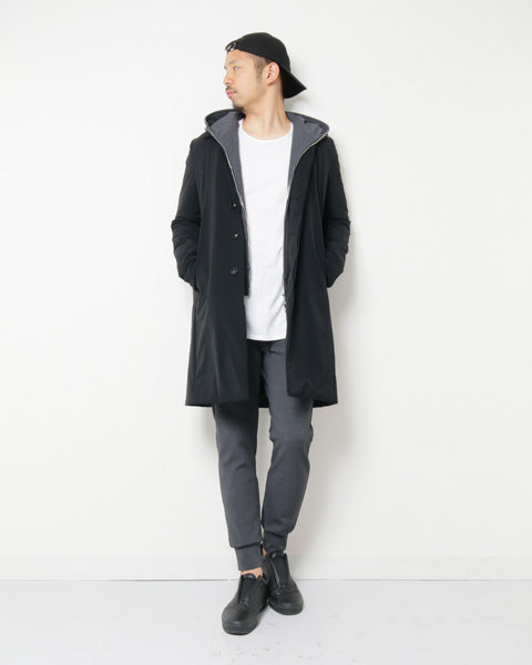 スーパーストレッチメリルハイテンションツイル ZIP UPパーカー (X.GRAY)