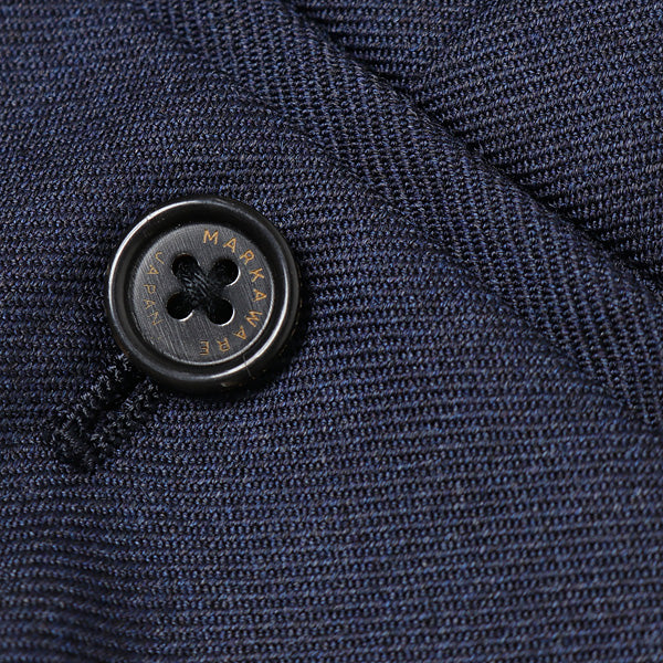 FRONT PLEATS PEGTOP SUPER120sWOOL LT SURVIVALCLOTH