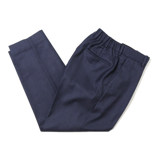 FRONT PLEATS PEGTOP SUPER120sWOOL LT SURVIVALCLOTH