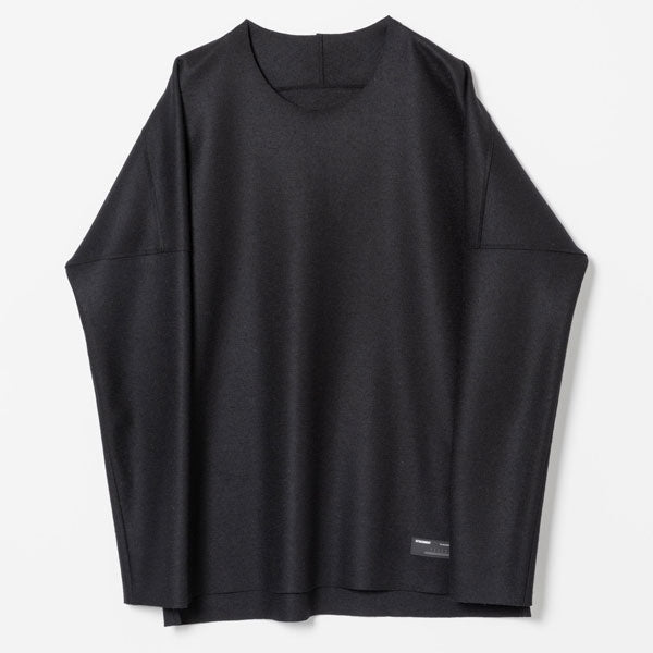 ハードメルトンスムース クルーネックドルマンL/S