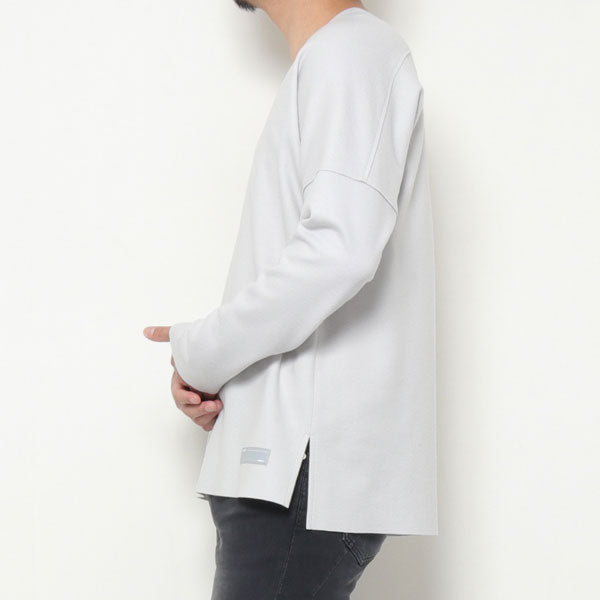 ハードメルトンスムース クルーネックドルマンL/S