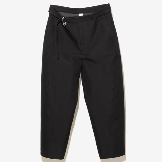  CO DOUBLE CLOTH BELTED BALLOON TROUSERS  