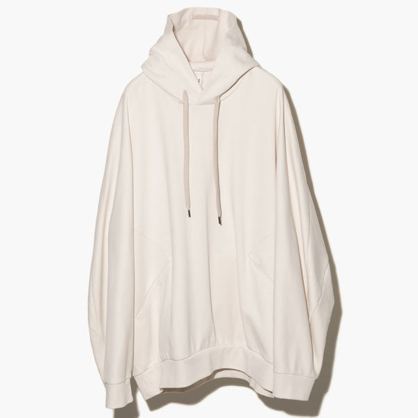 C/PE DOUBLE KNIT OVERSIZED HOODIE