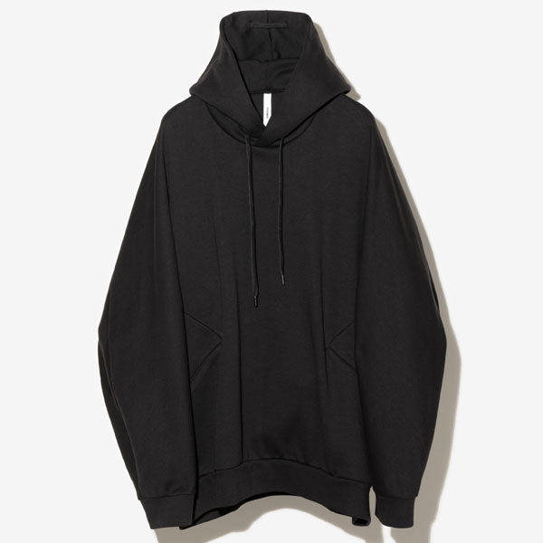 C/PE DOUBLE KNIT OVERSIZED HOODIE
