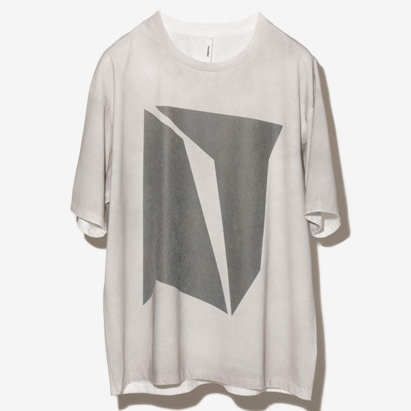 C/PE PLATING JERSEY PRINTED OVERSIZED S/S T-SHIRT