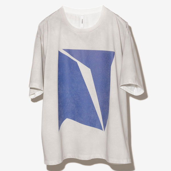 C/PE PLATING JERSEY PRINTED OVERSIZED S/S T-SHIRT