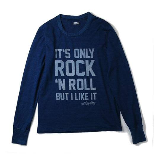  L/SL INDIGO ITS ONLY ROCKN  ROLL  