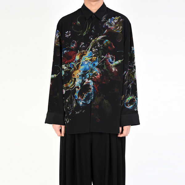 DECHINE BIG SHIRT INKJET (FLOWER)