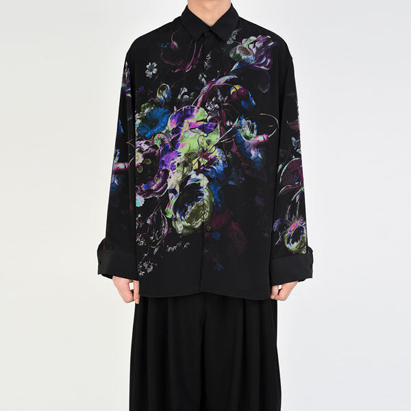 DECHINE BIG SHIRT INKJET (FLOWER)