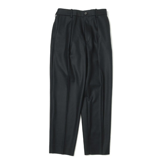  FRONT PLEATS PEGTOP ORGANIC WOOL CIRCULAR FLANNEL  