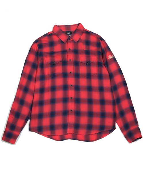  RAYON TWILL OMBRE CHECK SHIRTS  