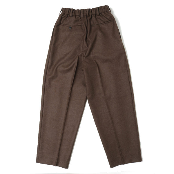 CLASSIC FIT TROUSERS BLACK WOOL JAPAN FLANNEL