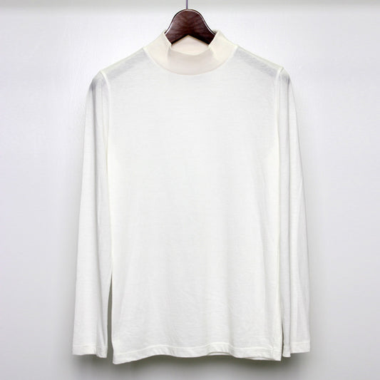  BOUNDARY 天竺 WASHABLE ウールカットソー  