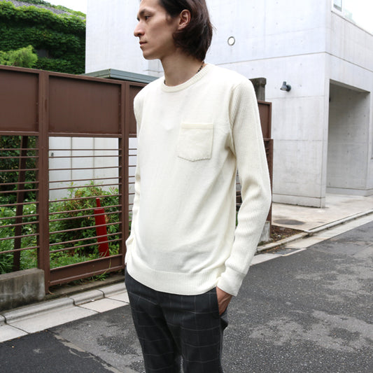  CHARM クルーネックニット  