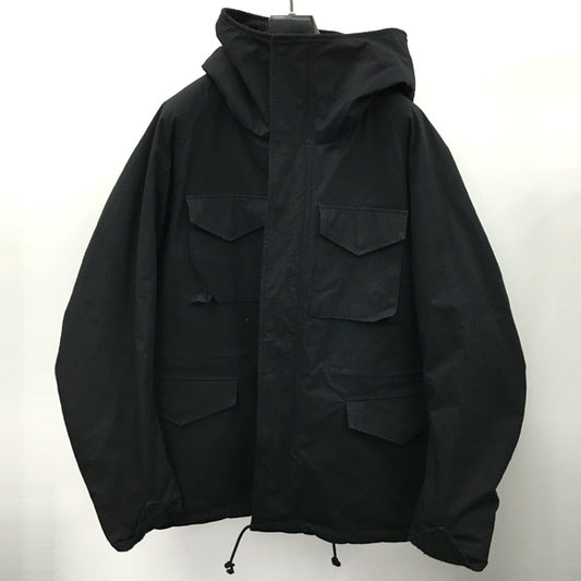  Ny/Coハイカウントウェザー フーデッドミリタリーブルゾン  