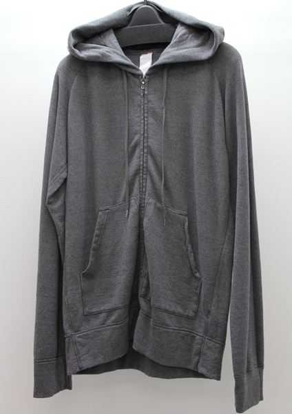  粗杢ツイルループスーパーソフト ZIP UPパーカー  