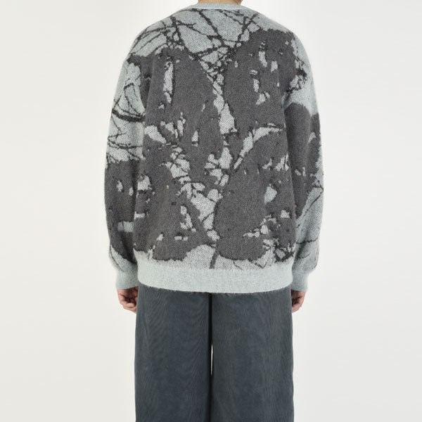 MOHAIR WJQ KNIT PULLOVER (LEAF)