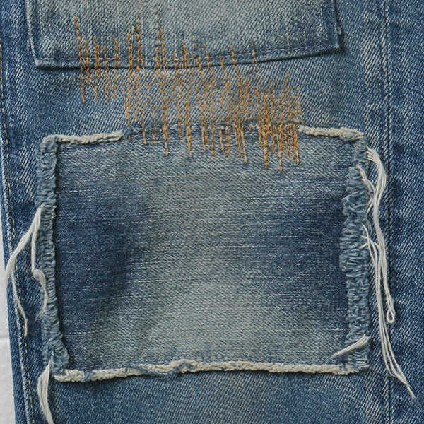 CUSTOMIZED STRETCH DENIM SLIM PANTS