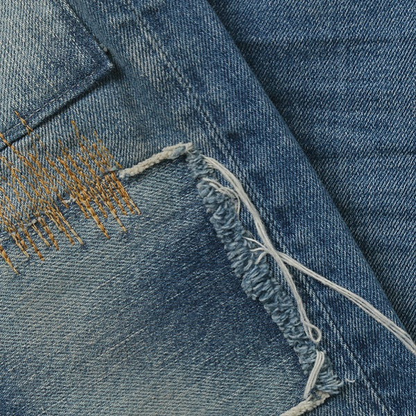 CUSTOMIZED STRETCH DENIM SLIM PANTS