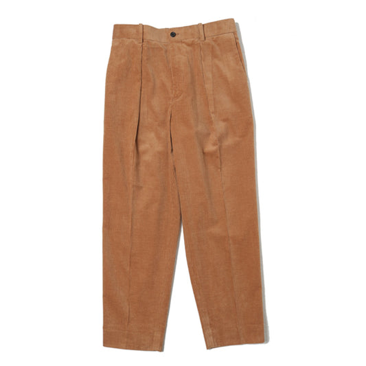  PLEAT FRONT PEGTOP ORGANIC COTTON CORDUROY  