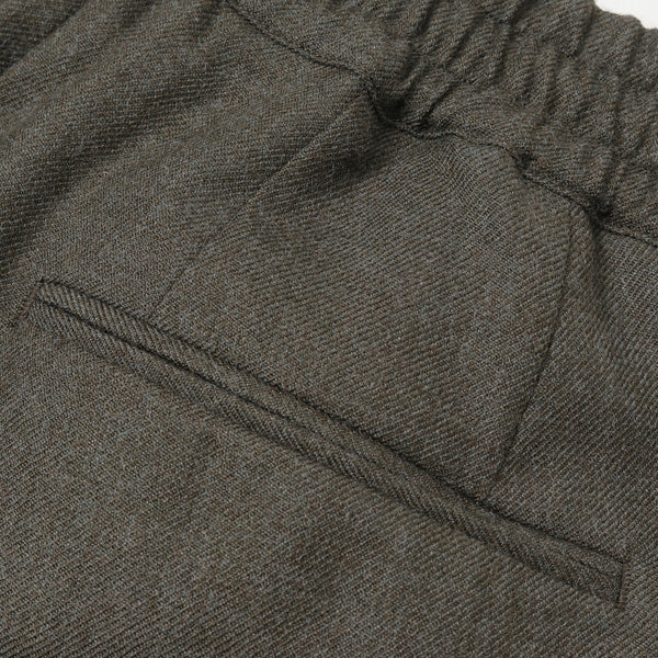 3TUCK TAPERED FIT EASY WOOL SOFT SERGE