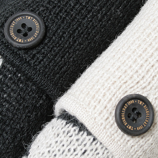 NATIVE JACQUARD KNIT DUFFEL COAT