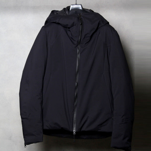 透湿防水3レイヤーナイロンリップ フーデッドダウン