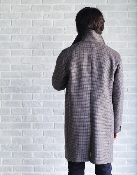 SUPER 100s GUNCLUB CHECK ステンカラーコート