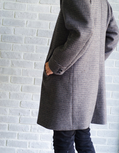 SUPER 100s GUNCLUB CHECK ステンカラーコート